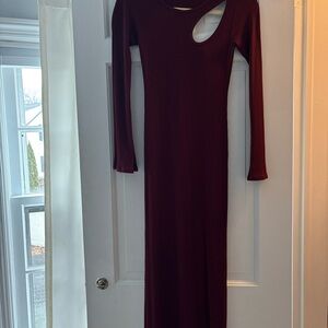 Simon Miller Deep Red Long Sleeve Dress